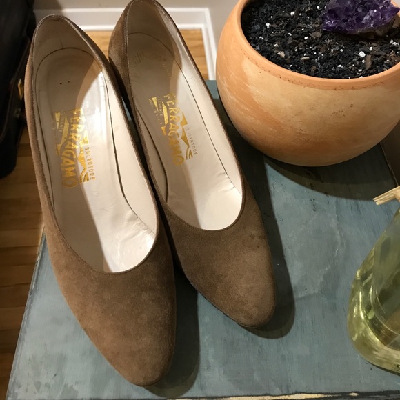 Salvatore Ferragamo Shoes - Ferragamo Suede Pumps